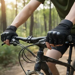 Guantes de ciclismo de dedo medio antideslizantes resistentes al desgaste