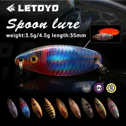 Spinnerbait LETOYO luminosa – Señuelo para trucha