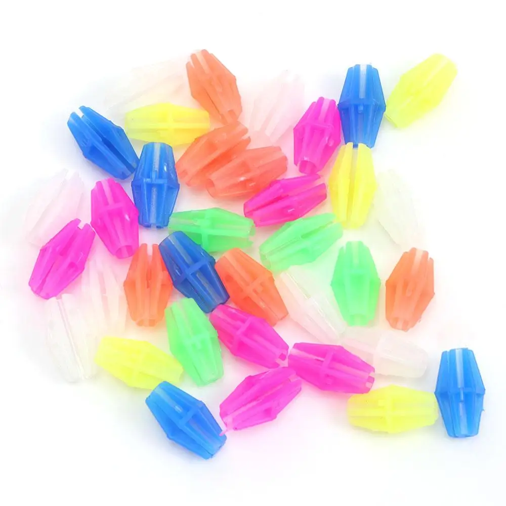 Abalorios multicolor para radios con formas de corazón y estrellas