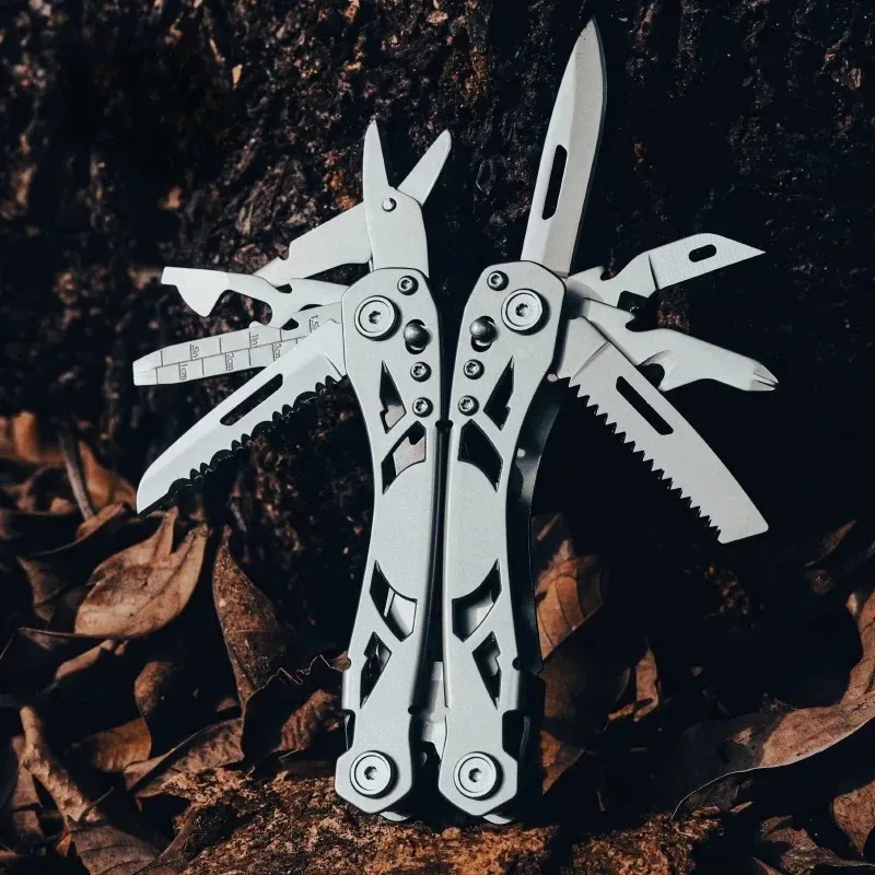 Función de tijeras y cuchillo de la herramienta multifunción
