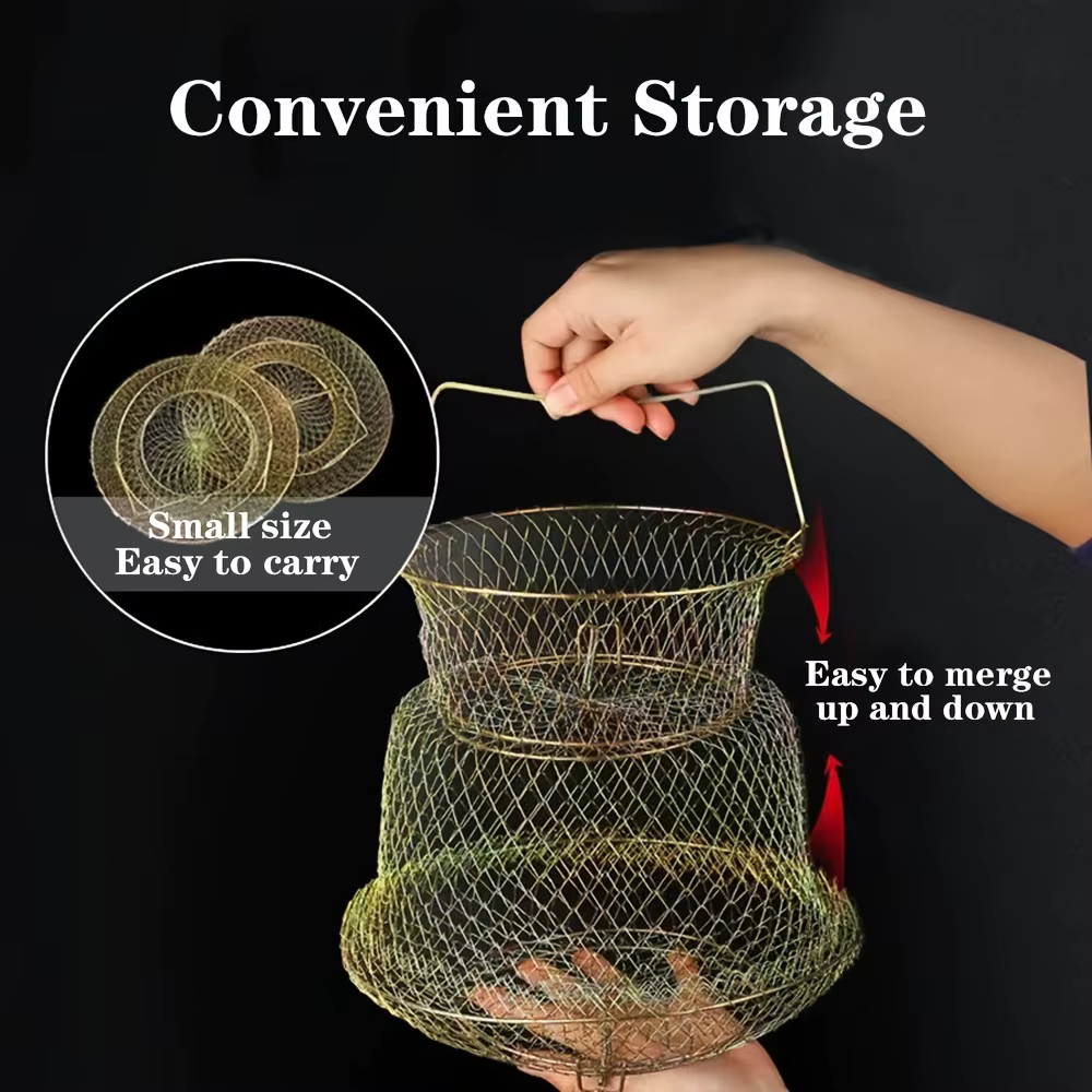 Red de pesca Goture extensible 33cm – Acero plegable de alcance - imagen 5