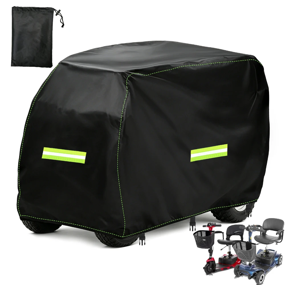 Funda impermeable Oxford para scooter eléctrico con tiras reflectantes - imagen 3