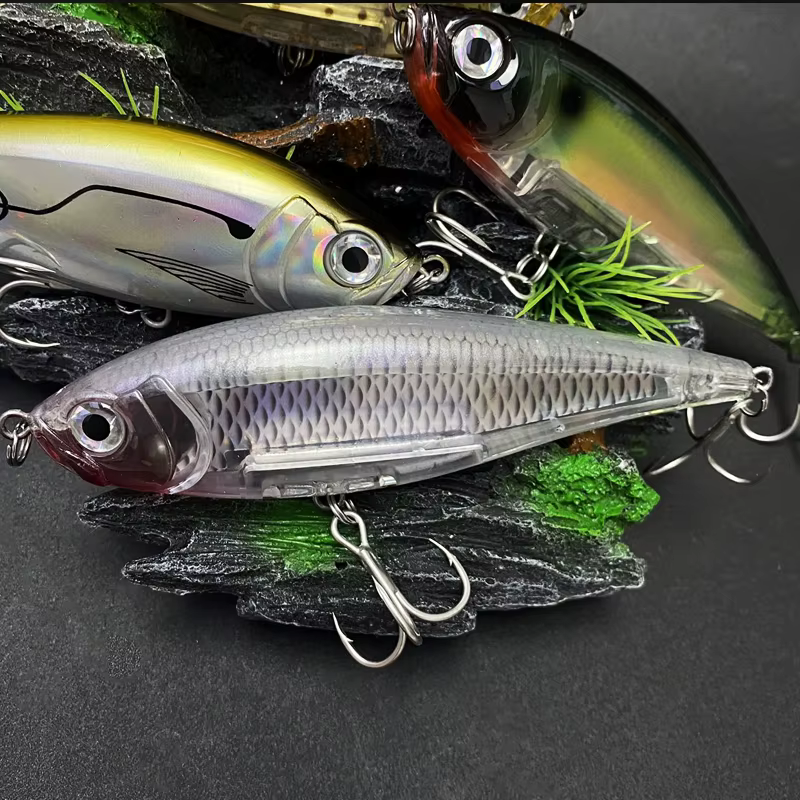 Señuelo twitchbait flotante lápiz costero stickbait para lubina - imagen 5
