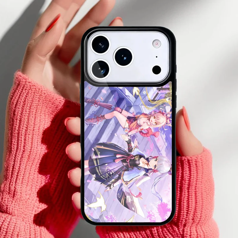 Funda Genshin Impact vista frontal con diseño completo