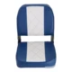 Silla plegable para barco marino giratoria azul y blanca