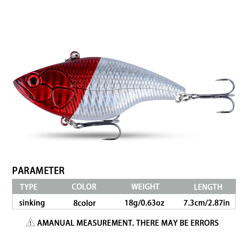 Señuelo Wobbler vibrante hundible para lubina: swimbait ruidoso - imagen 5