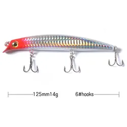 Popper flotante 125mm 14g – Señuelo superficie para mar