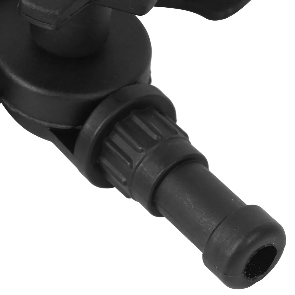 Cuerpo de plástico negro resistente y ligero