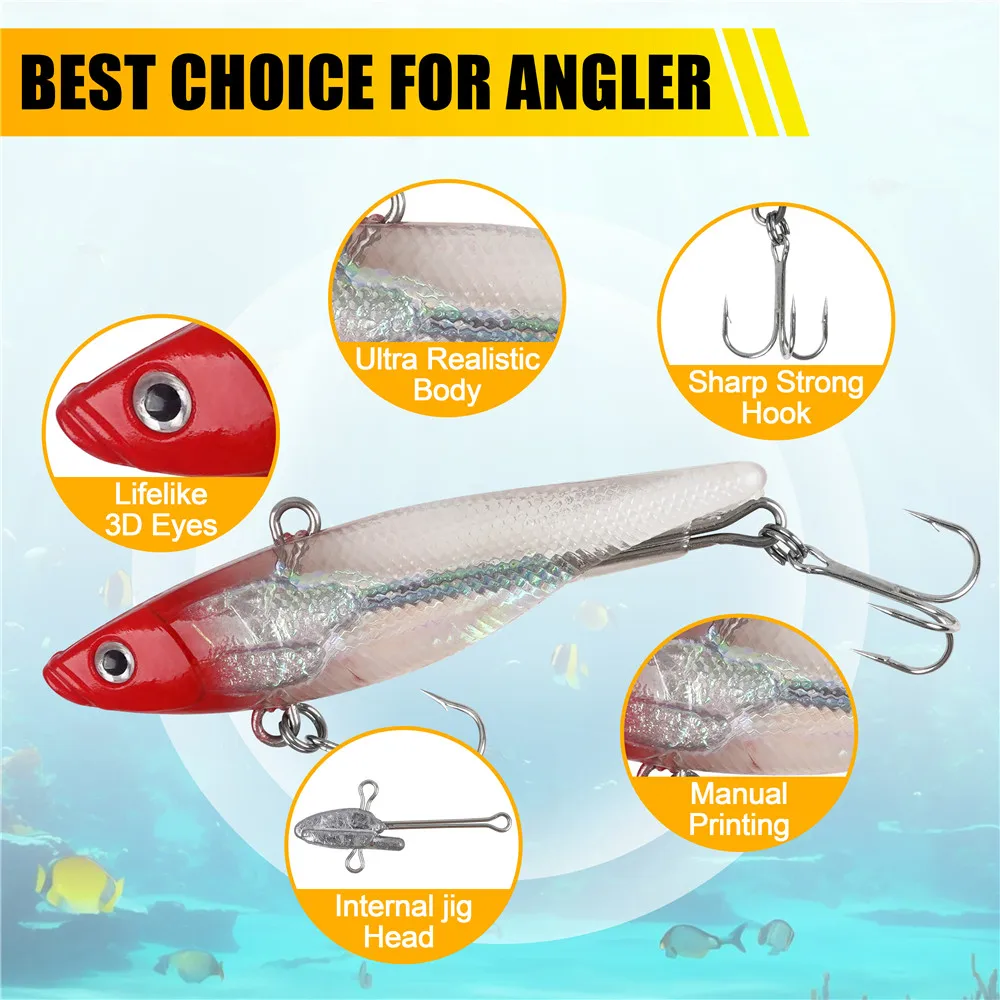 Aplicación del señuelo en un contexto de pesca en lago