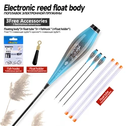 Flotador luminoso caña boya CR425 pesca nocturna resistente salada