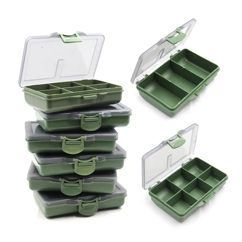 Caja separadora para anzuelos y señuelos de pesca multiusos