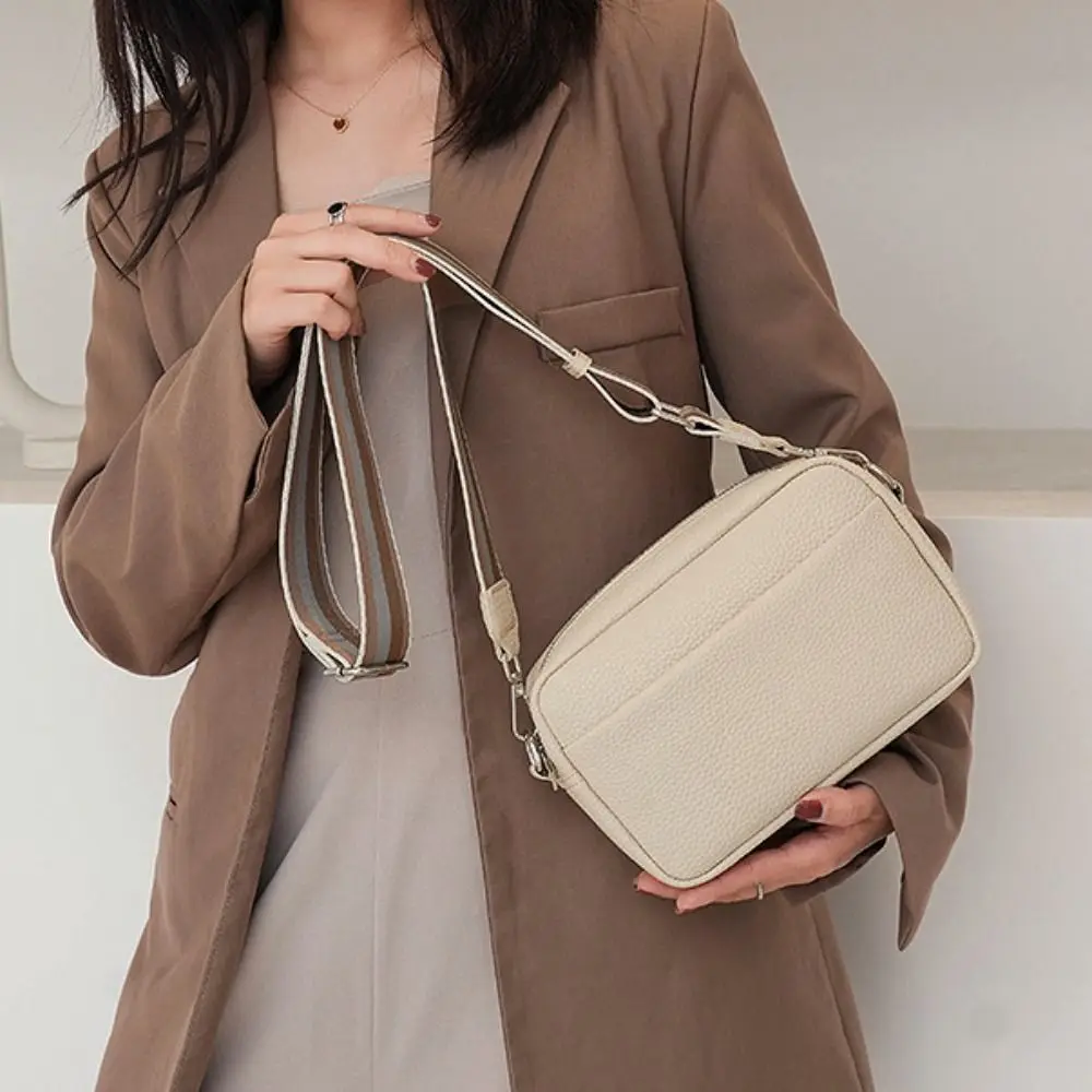 Bolso bandolera de cuero PU de diseño de lujo para mujer - imagen 2