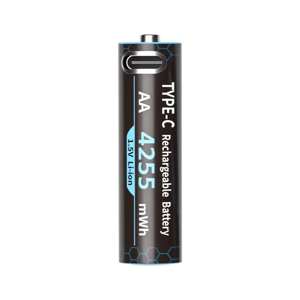 Batería recargable AA de litio USB Tipo-C con caja y cable - imagen 3