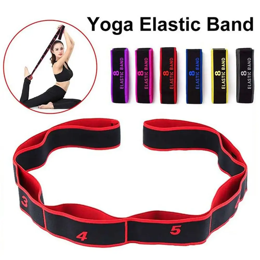 Cinturón de resistencia ajustable para yoga y estiramiento flexible - imagen 4