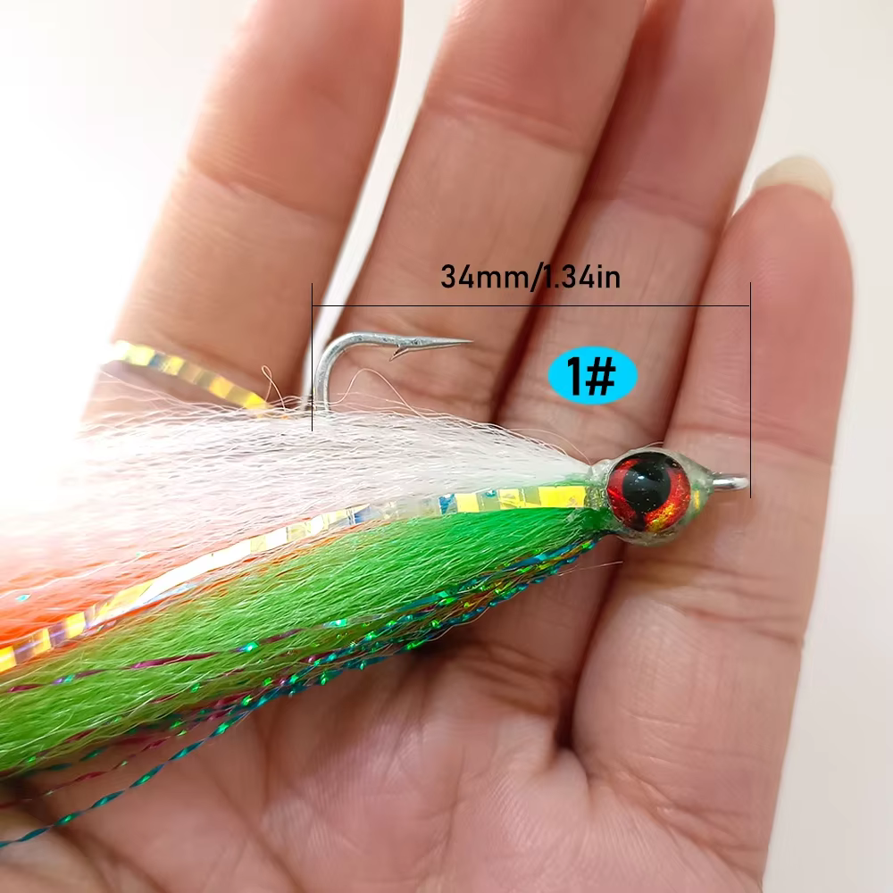 Ellllv Spoon Orópel 4,1'' – Señuelo streamer agua salada para depredadores - imagen 4