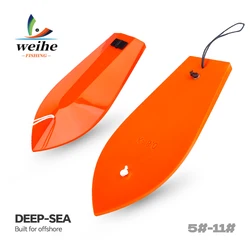 WEIHE Placa de Buceo Tipo K roja con peso ajustable para trolling