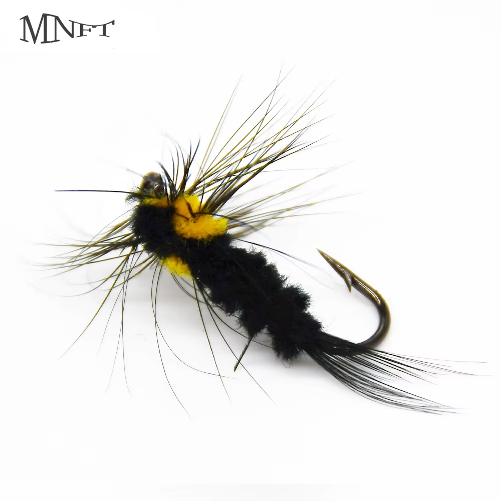 MNFT Ganchos artificiales de abeja para trucha