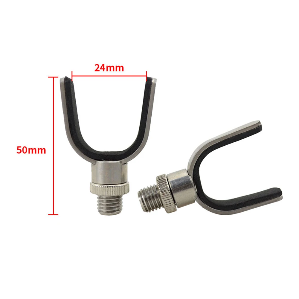 Soporte de caña de acero inoxidable en U Hirisi para pesca - imagen 4