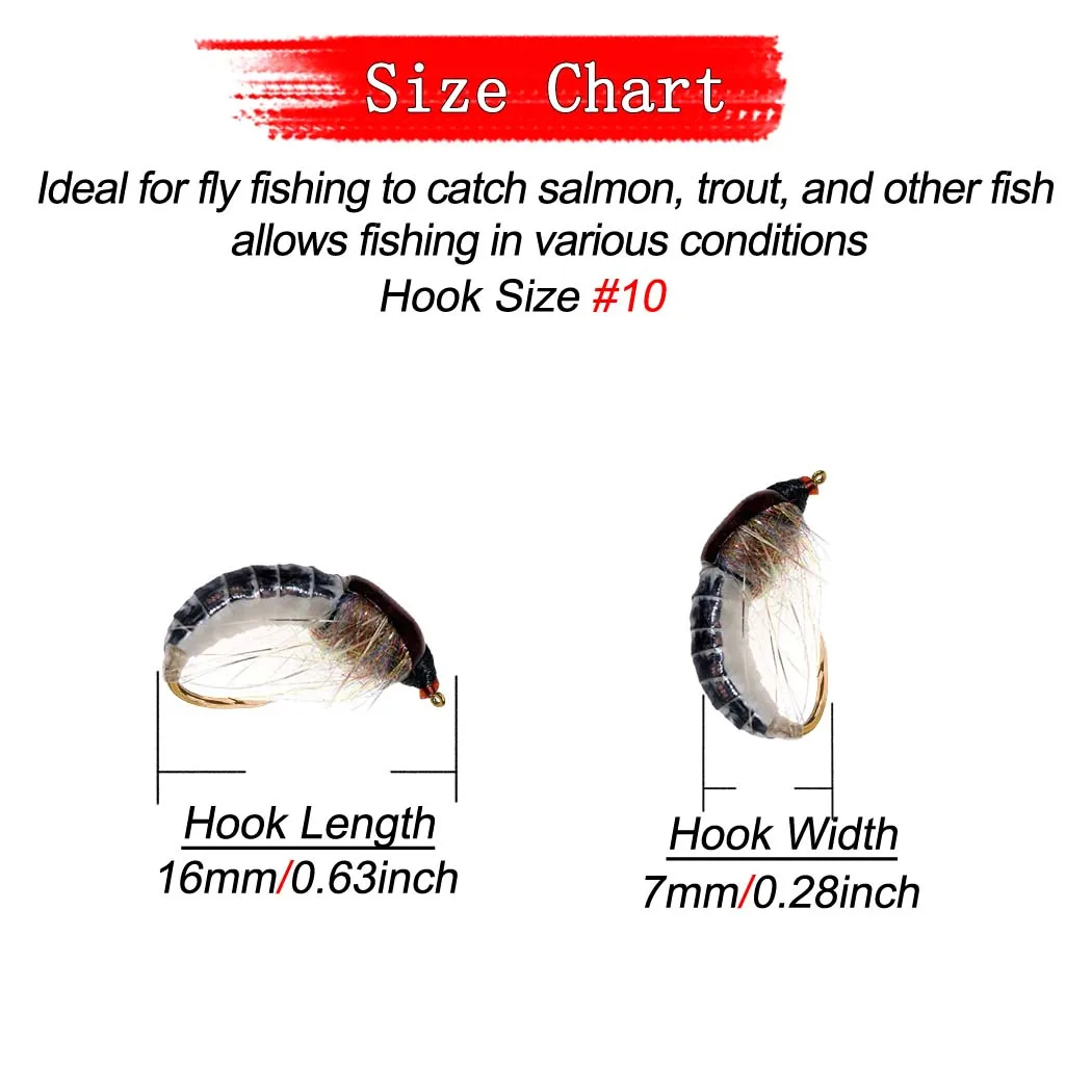 Mosca artificial para fly fishing con anzuelo