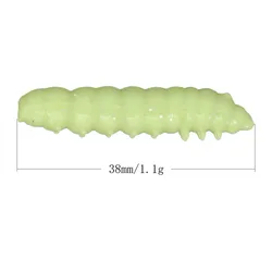 TAKEDO señuelos blandos UV luminosos TPE – gusano para trucha y lubina