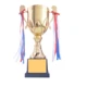 Trofeo fútbol metálico Oro Plata Bronce para premios deportivos