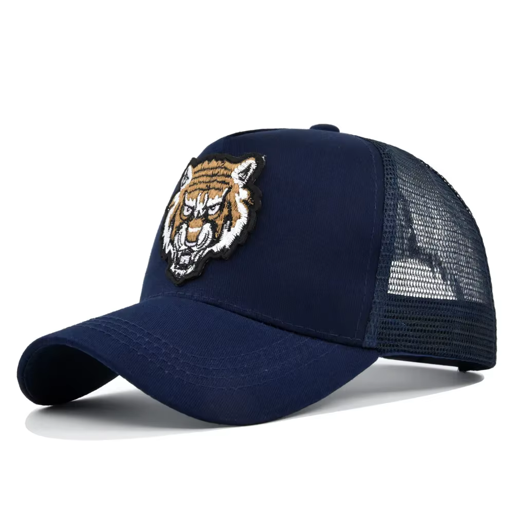 Gorra Trucker Tigre para Pesca, Malla y Correa Ajustable - imagen 4