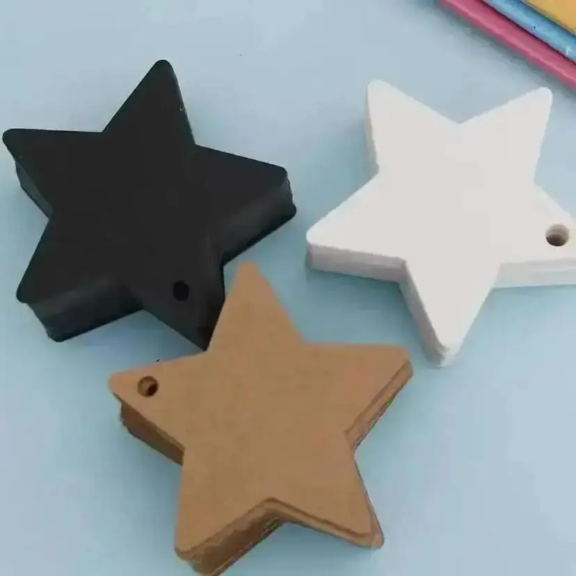 Etiquetas colgantes de estrella para regalos de Navidad y boda - imagen 4