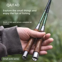 Caña ultraligera para arroyos y pesca de mano práctica tipo bolígrafo