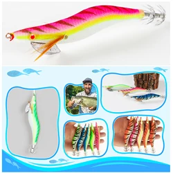 FREE FISHER Plantillas de calamar luminosas con ojos 3D