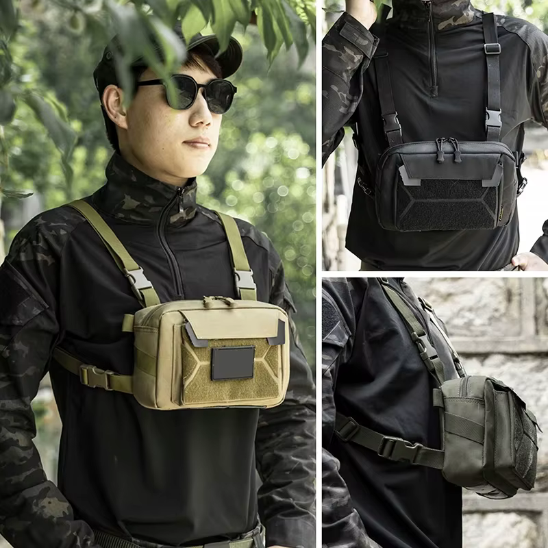 Bolsa de pecho para pesca táctica impermeable con sistema MOLLE - imagen 3