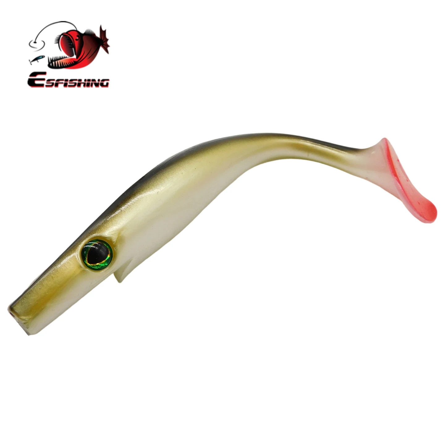 Señuelo Hog Shad ESFISHING cebo artificial para lucio y mar – Grande - imagen 3