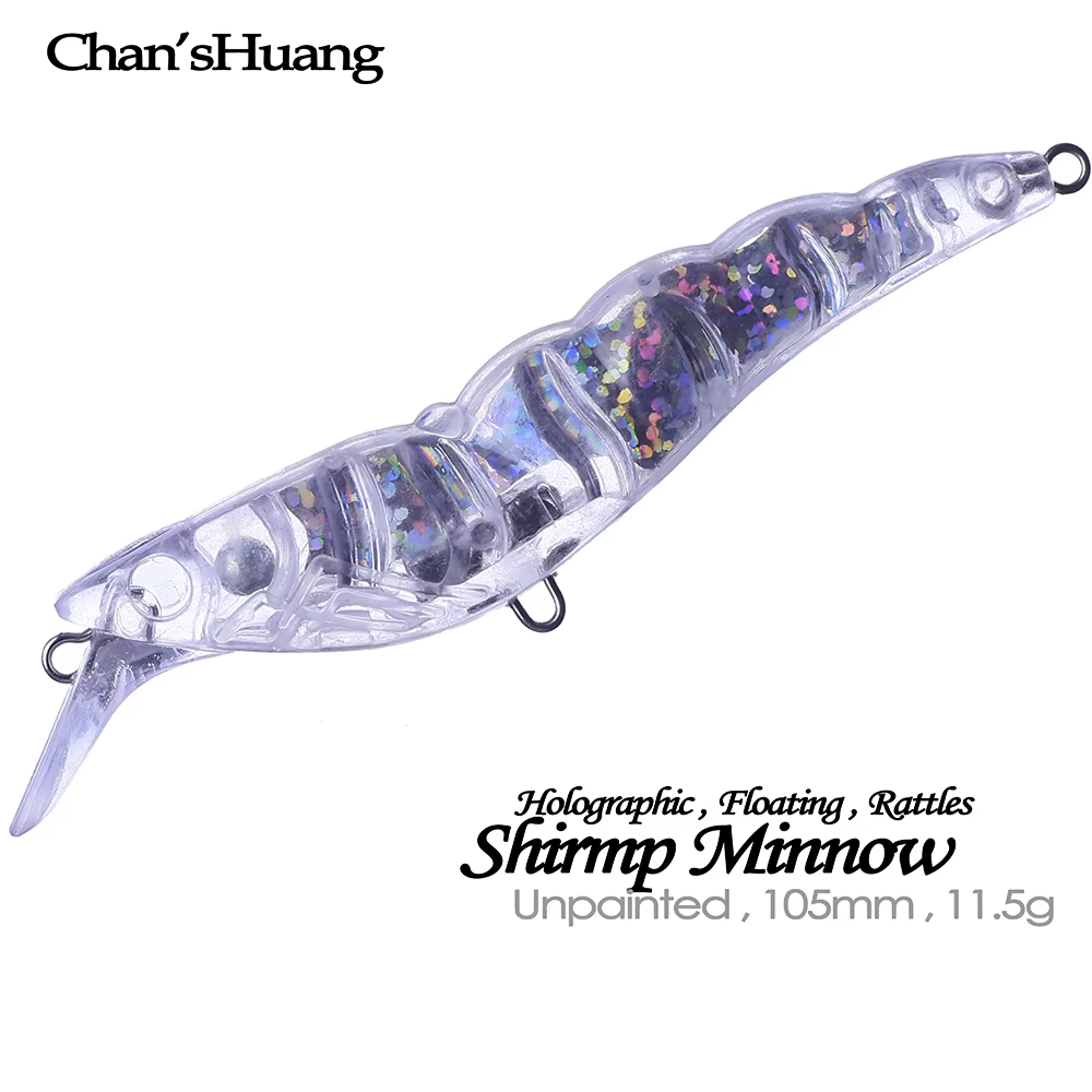 Senuelo Pececillo Holografico Chan's Huang 105mm 11,5g Artesanal