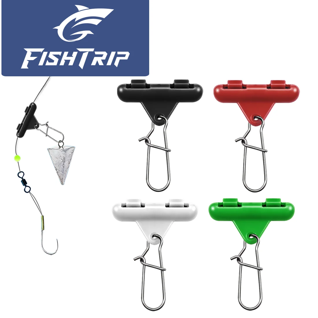 FishTrip plomos deslizantes con cierres de seguridad dobles - imagen 2