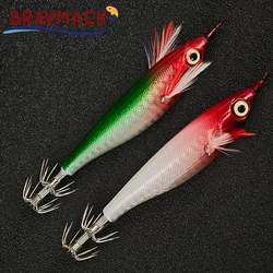 BRAVMACK Jig de gamba luminosa para pesca nocturna – anzuelo
