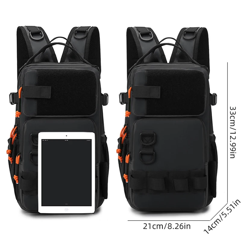 Mochila de Pesca con Porta Cañas y Pechera para Señuelos - imagen 5