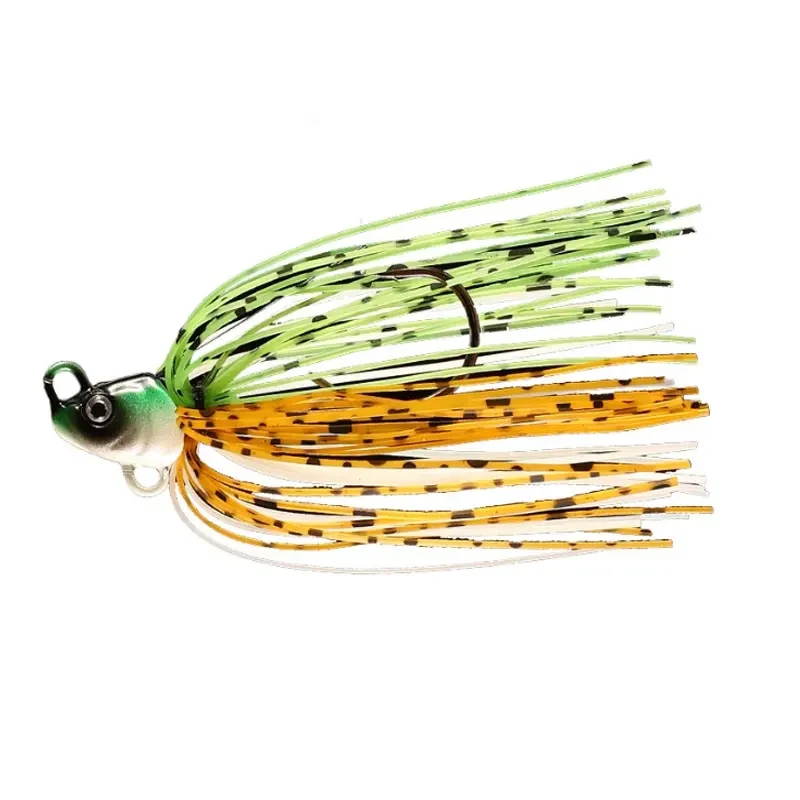 Takedo LD03 Spinnerbait con palas y falda de silicona salada