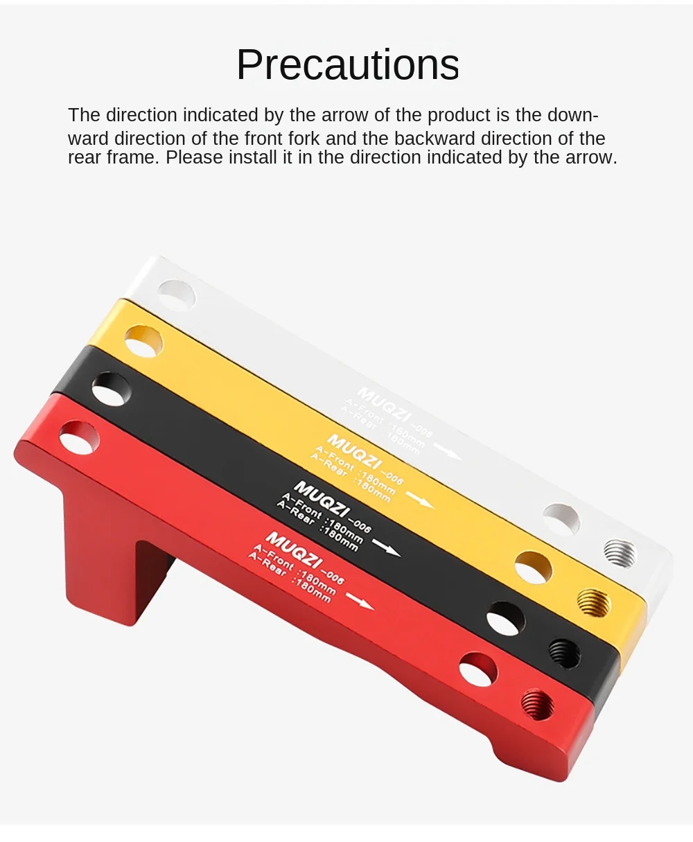 Adaptador compatible con montaje de pinza de freno de disco