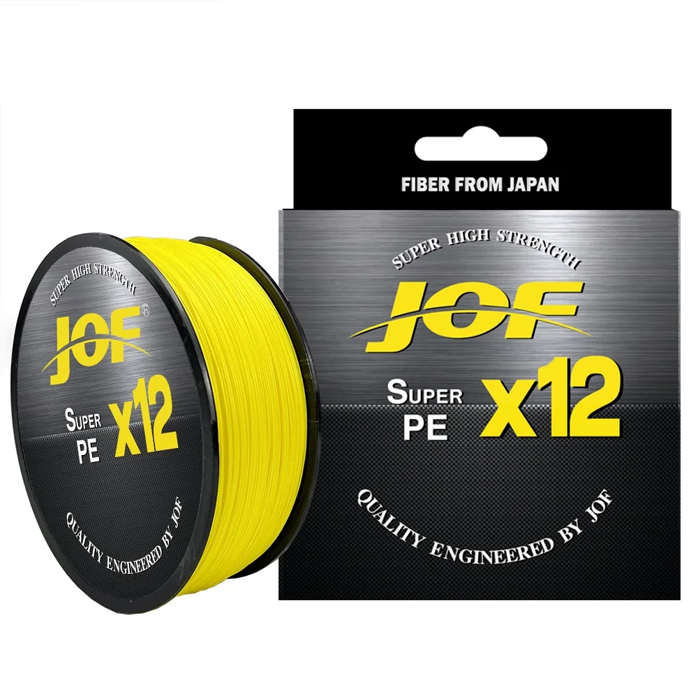 JOF X12 Línea trenzada - MultiColor, 12 hebras, agua salada, 20-80lb - imagen 4