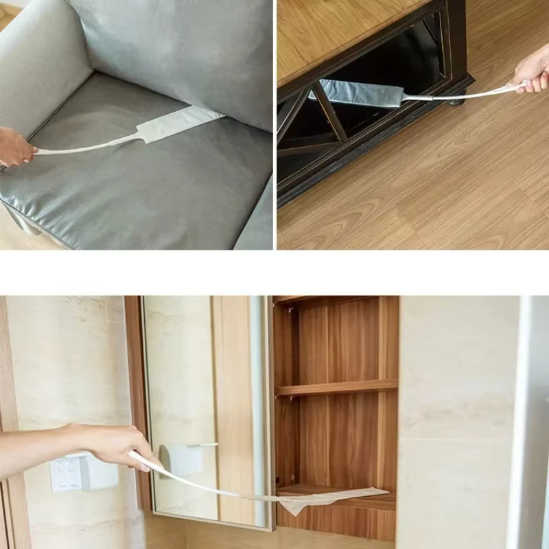 Plumero electrostático flexible de polipropileno para limpiar muebles