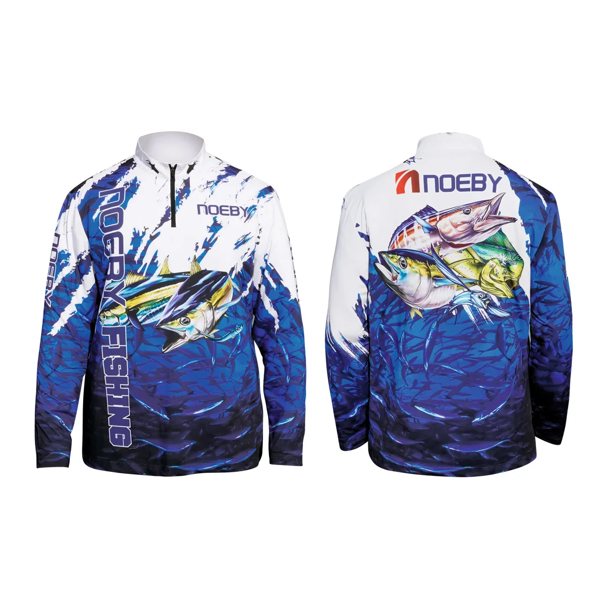 Noeby Camisa de pesca manga larga – secado rápido anti-fricción - imagen 3