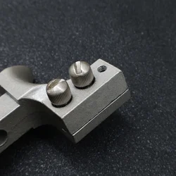 Cabeza de tirachinas esmerilada ampliada de aleación – montaje DIY