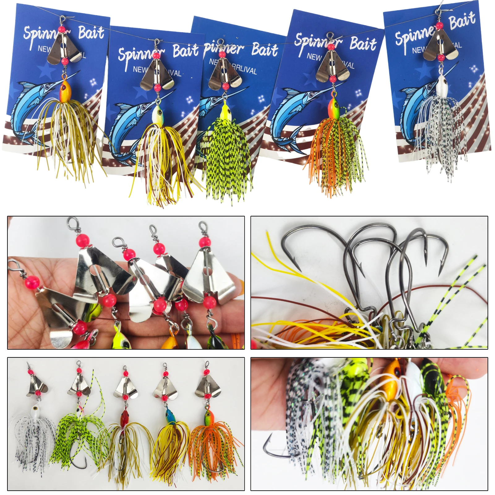 Chatterbait FREE FISHER con cuchilla para trucha - imagen 3