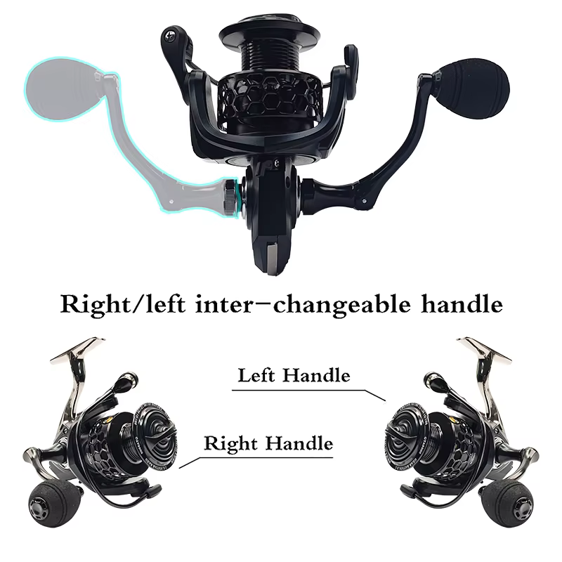 Carrete Giratorio MBLN Metal para Pesca Marina – Lanzamiento Larga Distancia - imagen 5