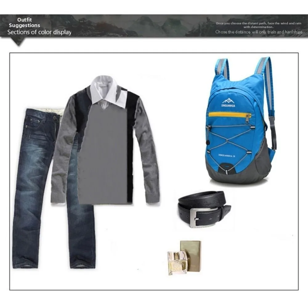 Mochila impermeable ligera para pesca y viajes al aire libre - imagen 2