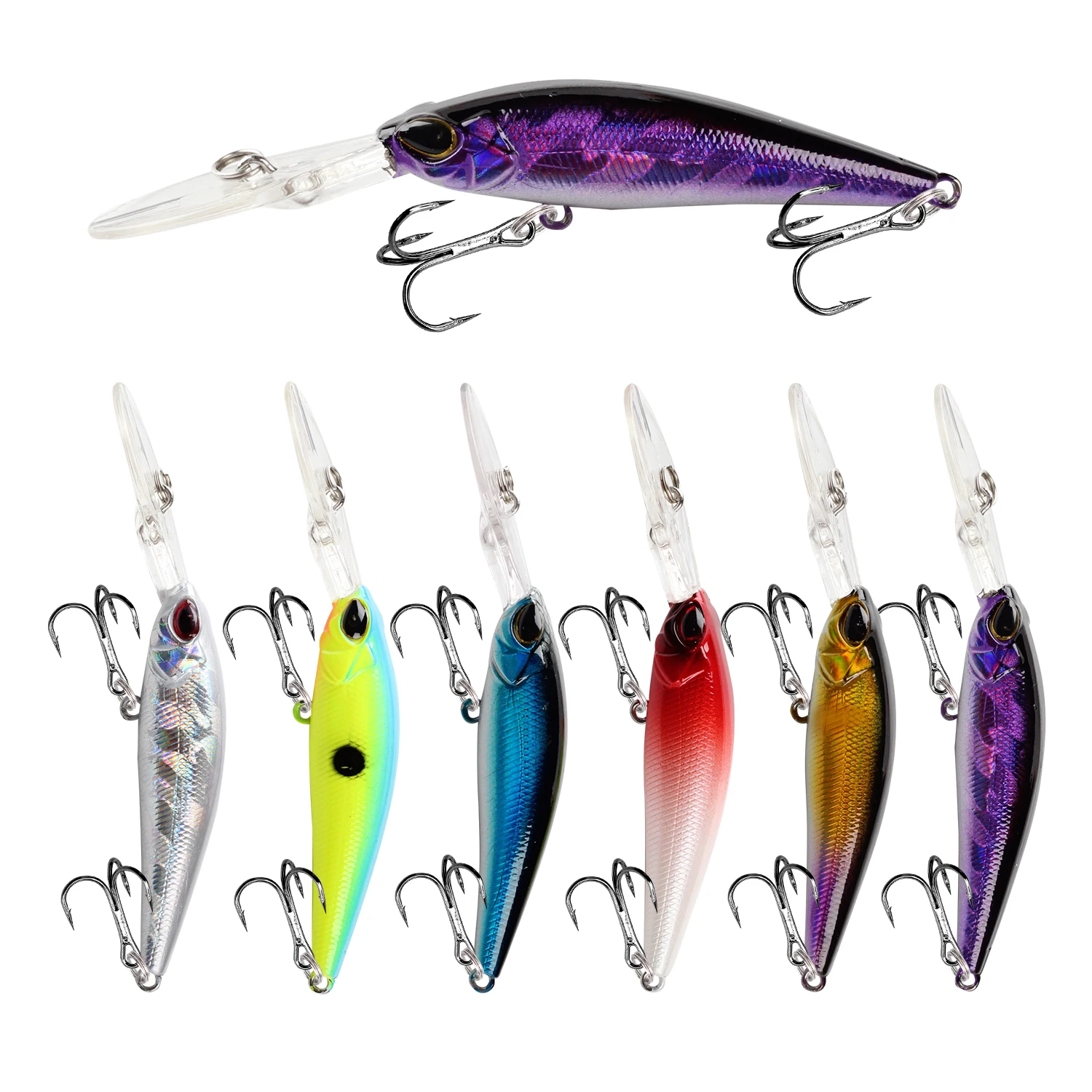 Jerkbait Crankbait Flotante 9cm 5,8g - Señuelo para Lúcio