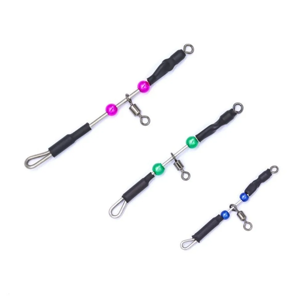Conector giratorio en T de 3 vías antienredos para pesca marina