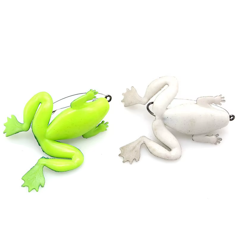 Señuelos de rana silicona Wobbler para bagre y lubina - imagen 2