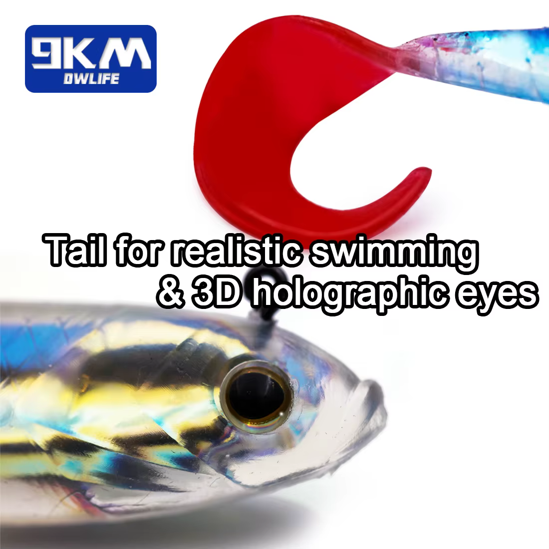 VisaAS Swimbait Paddle Tail – Cabezal jig para blackbass 3-13g - imagen 4