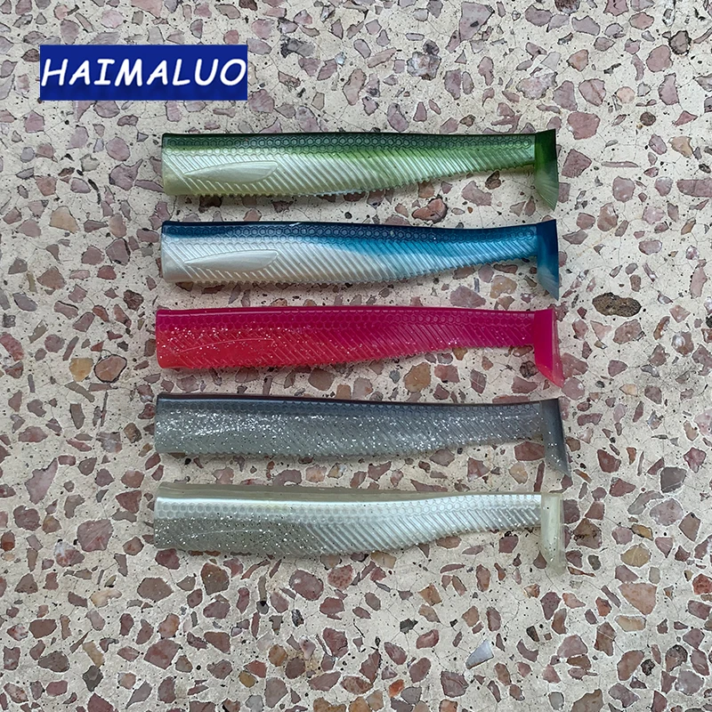 Señuelo Minnow de vinilo – Cebo artificial con cola para agua salada - imagen 4