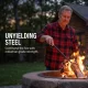 Pinzas para leña Goture con gancho, útiles de chimenea, camping - imagen 2